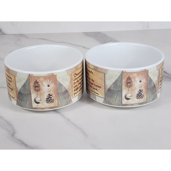 Chicken Bowl Soup Mug Cup For The Soul Giftco Kitchen Dinnerware x2 Vintage - Picture 4 of 13